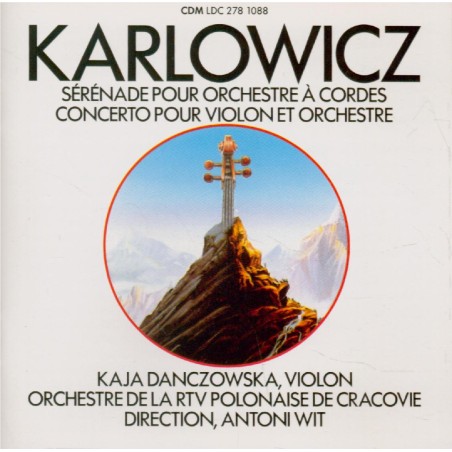KARLOWICZ - Wit - Sérénade pour orchestre à cordes op.2..